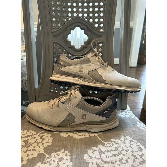 Men’s FootJoy Pro SL Golf Shoes White Blue Men's 53811 Size 11.5 M - Picture 2 of 6